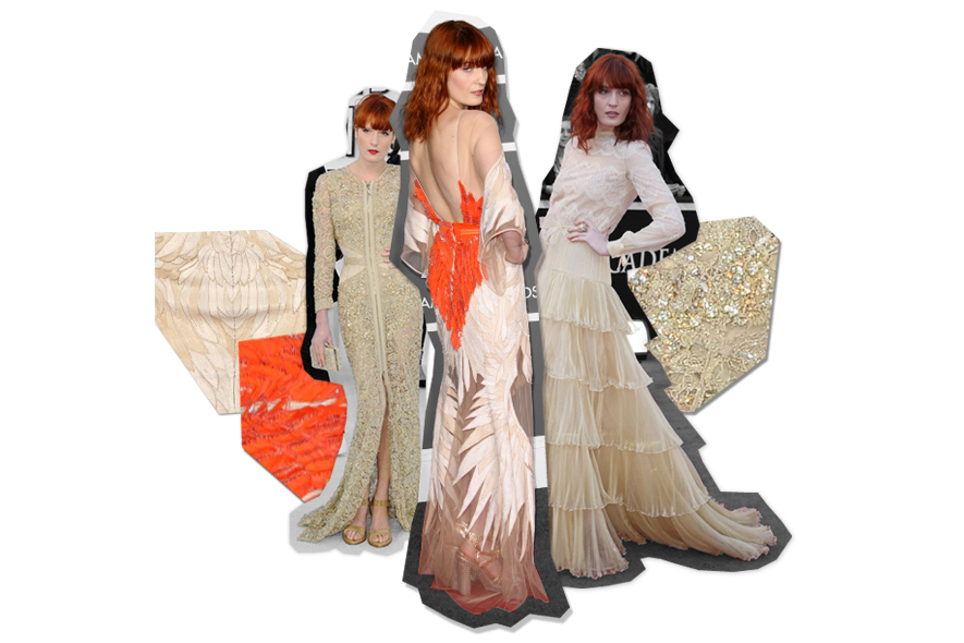 Florence Welch e i suopi long dress