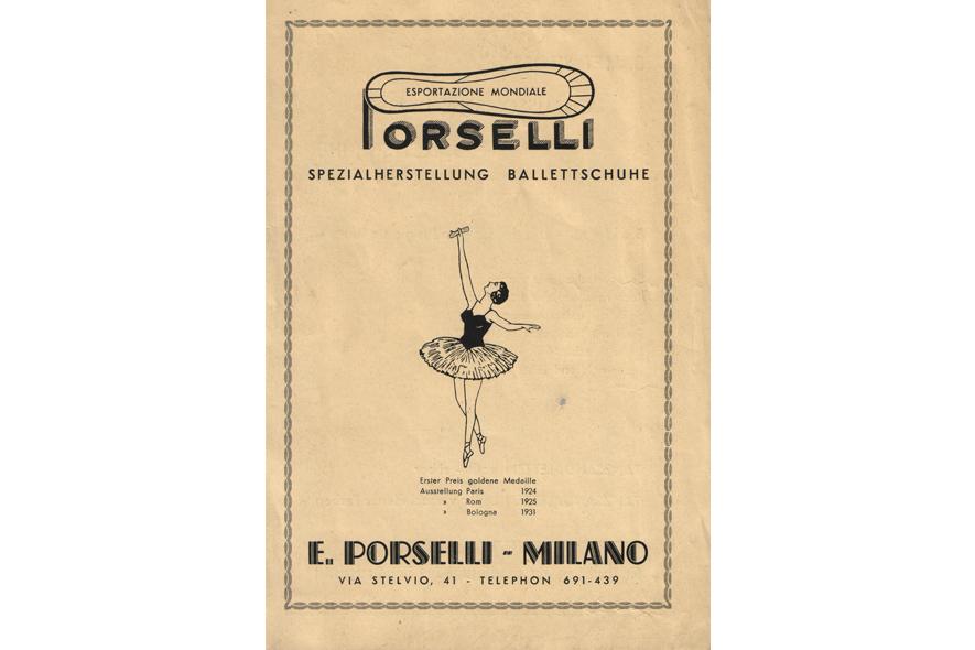 Porselli: ballerine per eccellenza