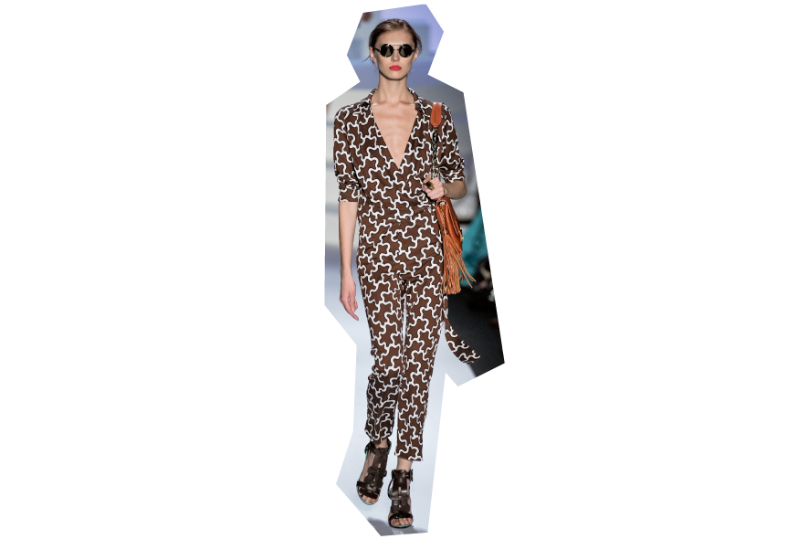 Jumpsuit stampata Diane Von Furstenberg