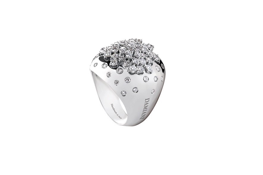 Damiani White gold and diamonds ring