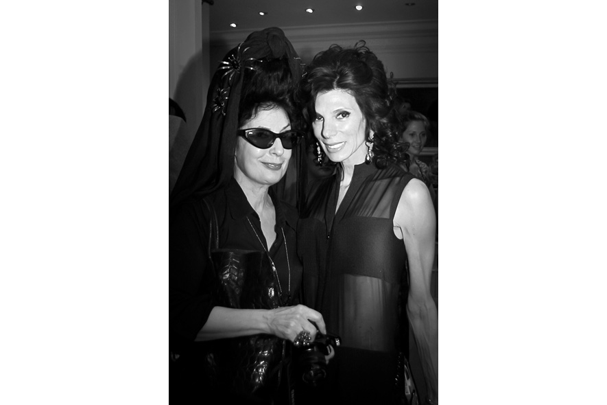 Launch party Paris Susan with Diane Pernet, of A Shaded View On Fashion