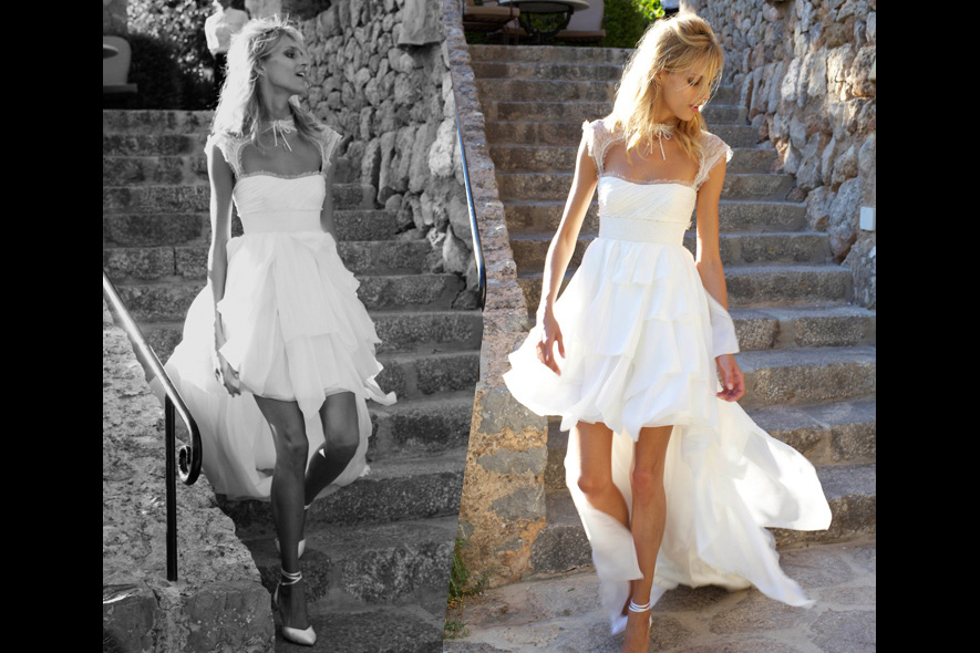 Anja Rubik: matrimonio in Emilio Pucci