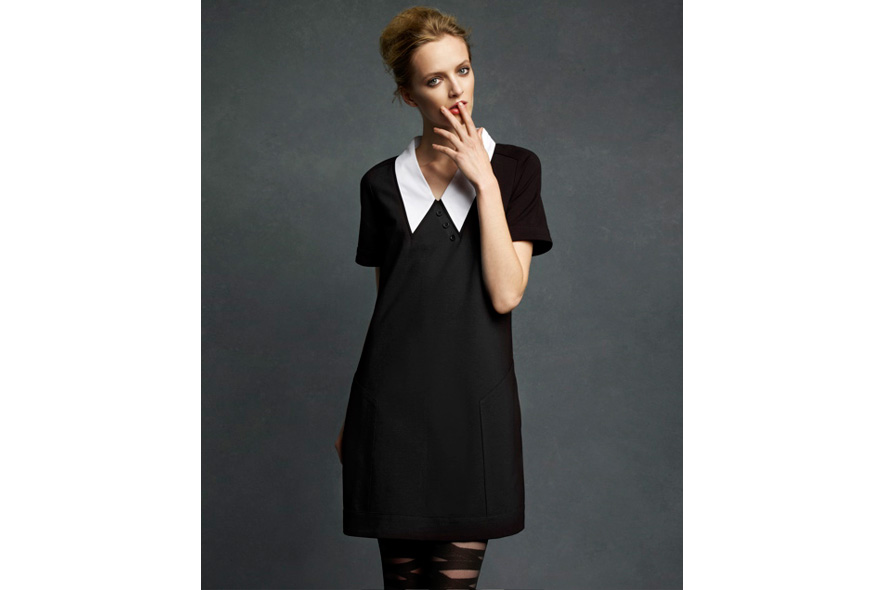 Karl Lagerfeld for Impulse only at Macys Ponte Blk Dress 1091