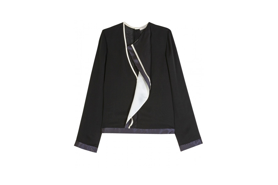 georgette silk blouse Bouchra Jarrar