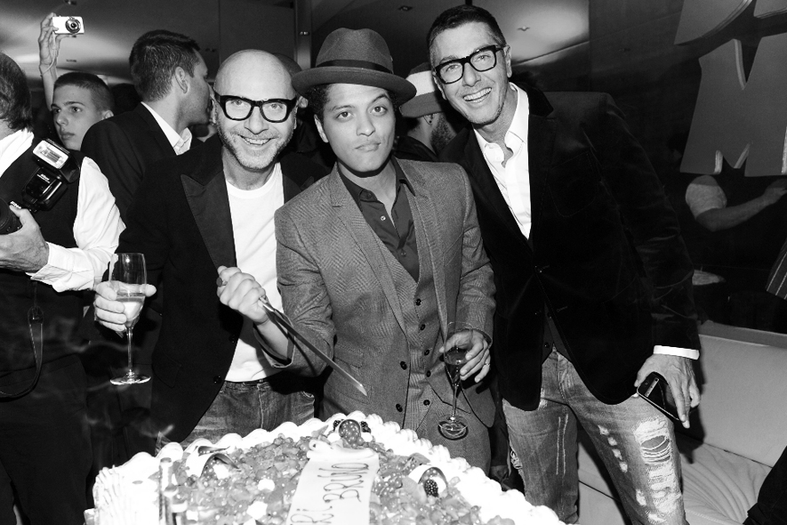 Bruno Mars afterparty by Dolce & Gabbana