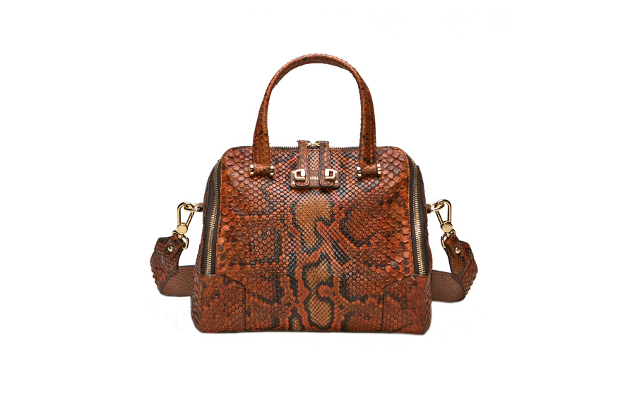 FURLA FOR SAKS Mediterranea B908 pitone cuoio