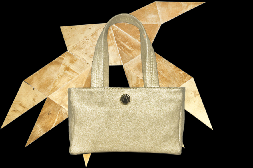 Simone Rainer shopping bag oro
