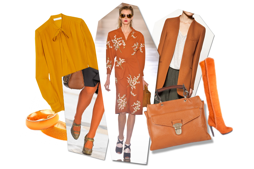 Arancione “zucca”: il colore perfetto per abiti e accessori dell’A/I 2011