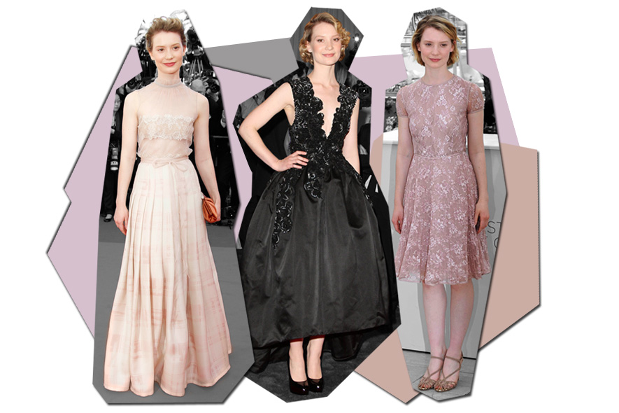 Mia Wasikowska, fashion icon delle meraviglie