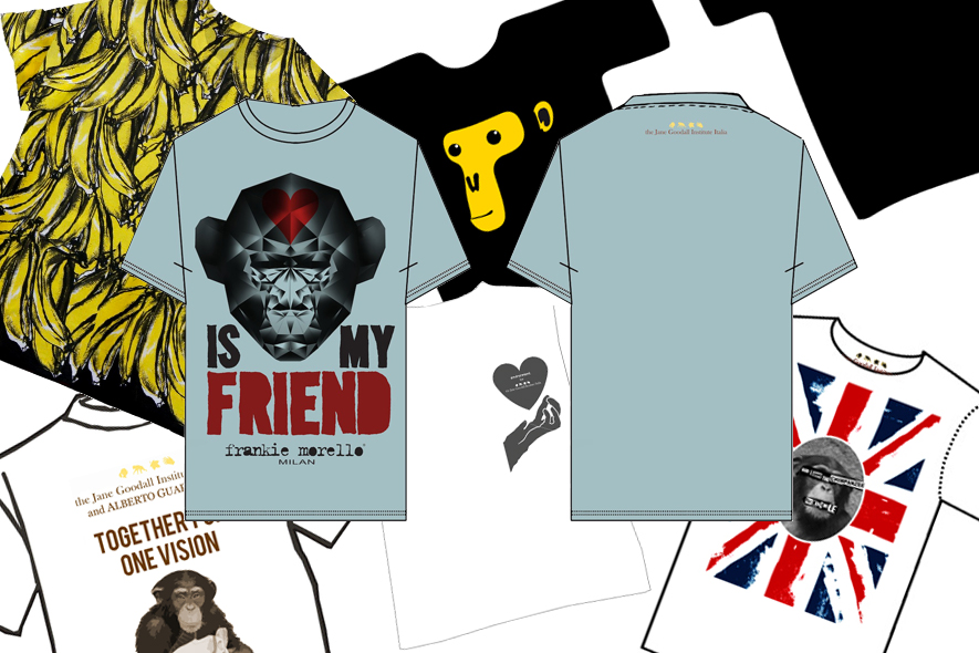 T-shirt d’autore per il Jane Goodall Institute Italia