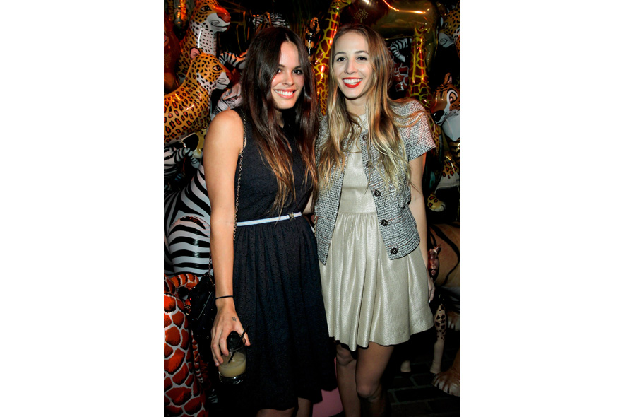 Atlanta De Cadenet and Harley Viera Newton