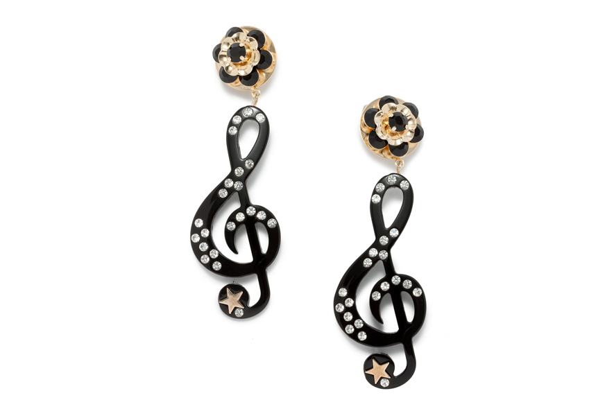 Dolce&Gabbana music note earrings