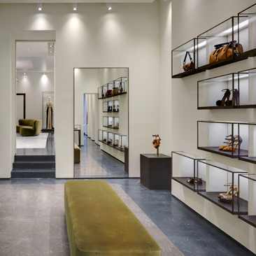 La prima boutique di Vionnet a Milano