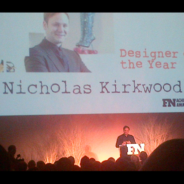 Nicholas Kirkwood Footwear News Designer of the Year