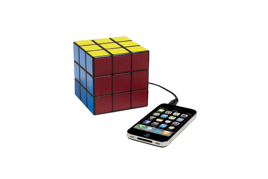 rubiks cube portable speaker