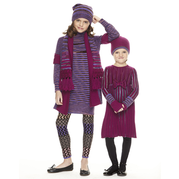 Le mini signorine vestono Missoni