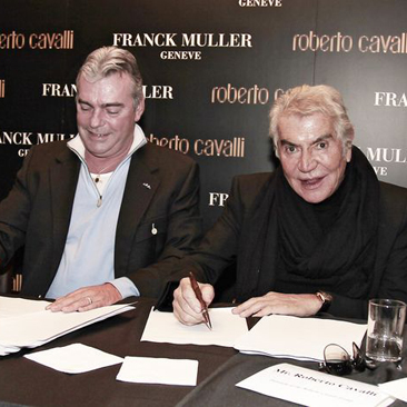 Nuovo accordo tra Roberto Cavalli e Franck Muller