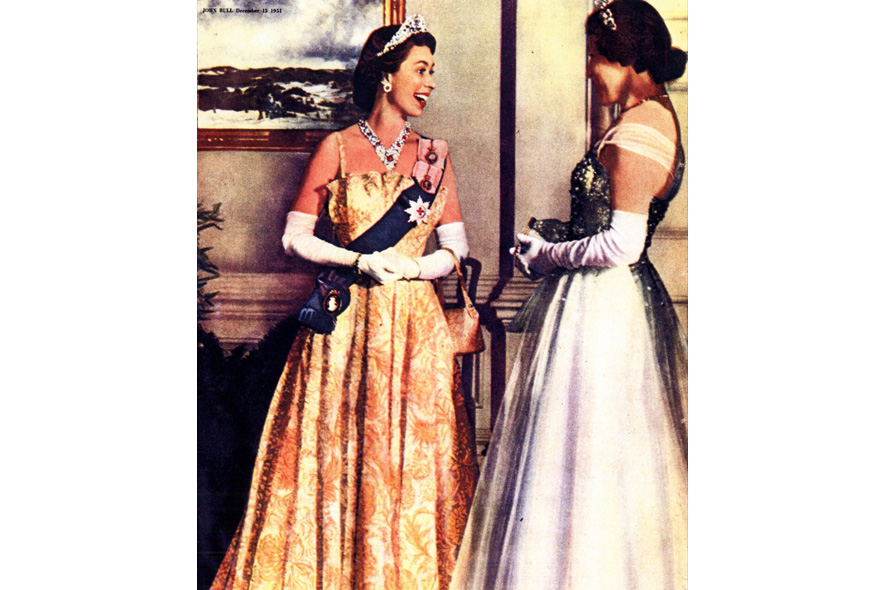 Princess Elizabeth with Lady Alexandra (Canada) 1951