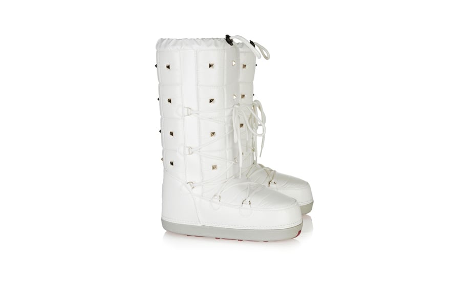 Studded patent snow boots by Valentino available at NET A PORTER