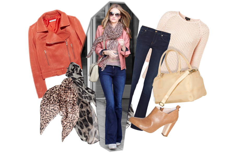 Pretty in pink come Rosie Huntington-Whiteley