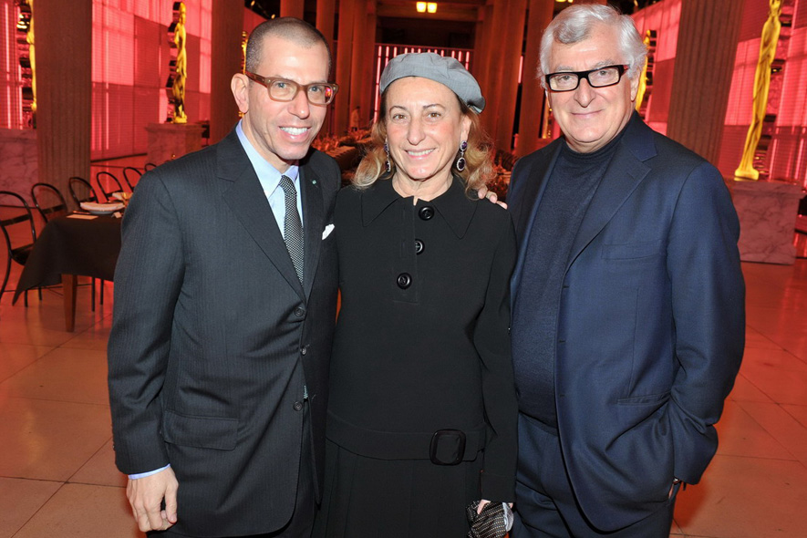 jonathan newhouse, miucca prada and patrizio bertelli