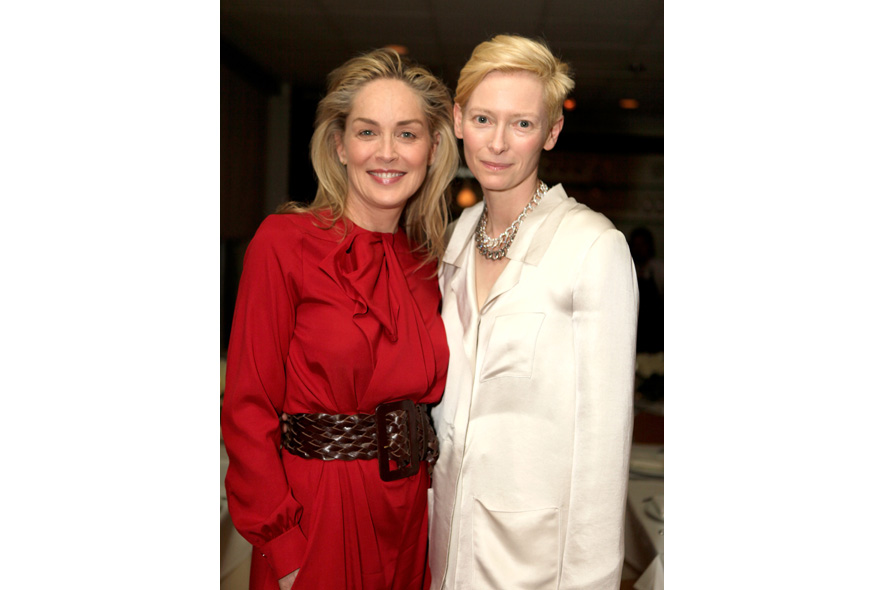 7 Opening Event of Pomellato Boutique in Rodeo Drive Host Tilda Swinton and Actress Sharon Stone