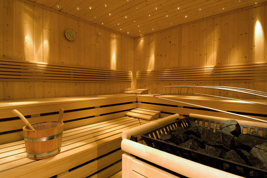 La sauna della Beauty SPA Vives