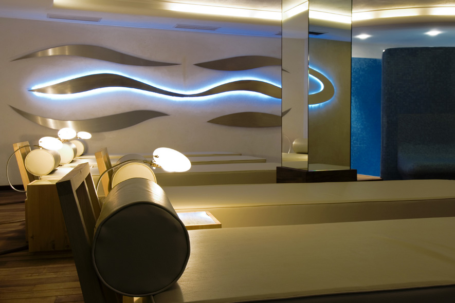 La zona relax della Beauty SPA Vives