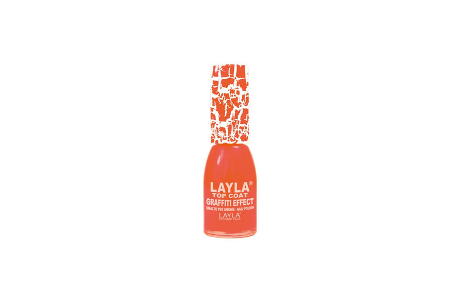 Layla Top Coat Graffiti Arancionissimo