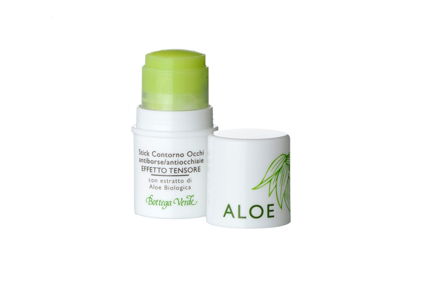 Lo stick di Bottega Verde all’Aloe biologica combatte borse e occhiaie