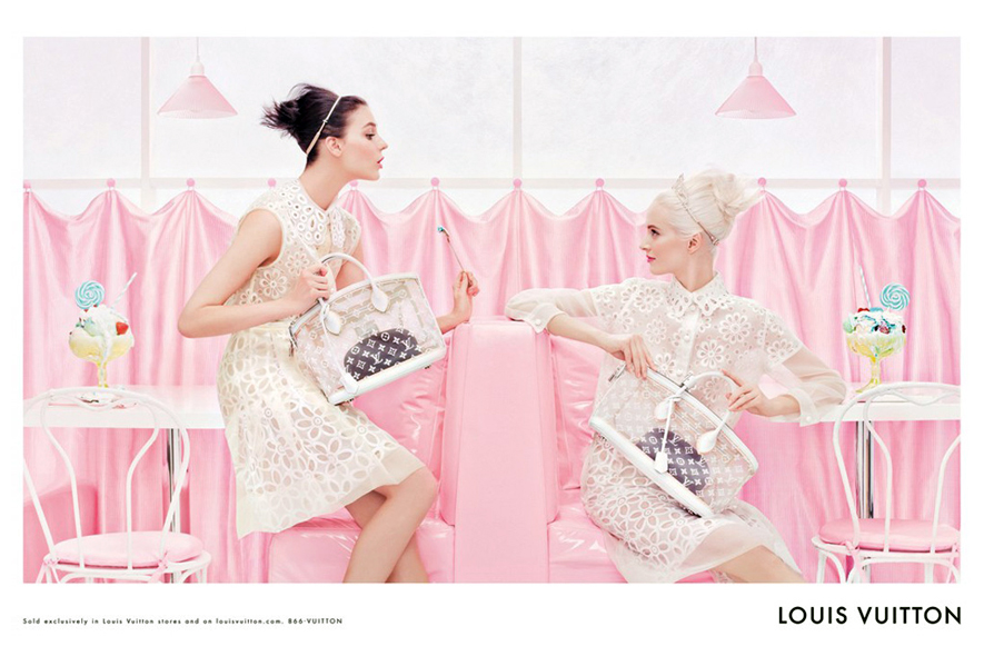 Louis Vuitton Spring Summer 2012 ad campaign by Steven Meisel