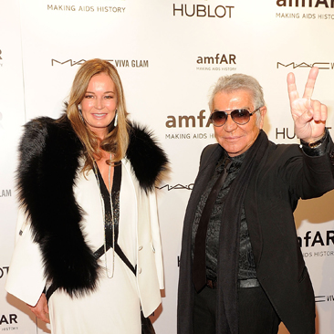 Roberto Cavalli  premiato da Amfar