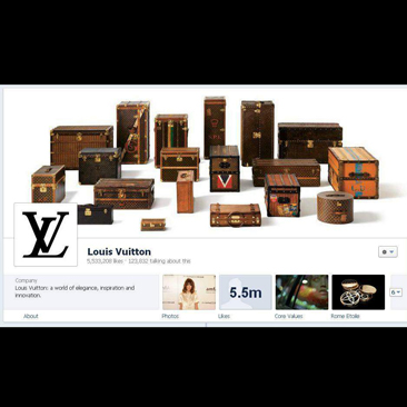 Louis Vuitton rinnova la pagina Facebook