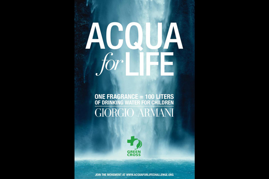 Acqua For Life di Giorgio Armani: un progetto che si rinnova