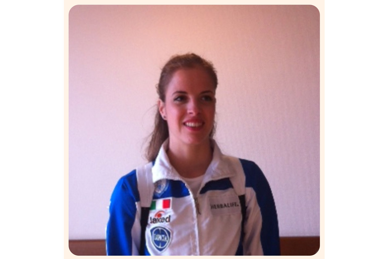 Carolina Kostner dopo il Gala di pattinaggio a Nizza