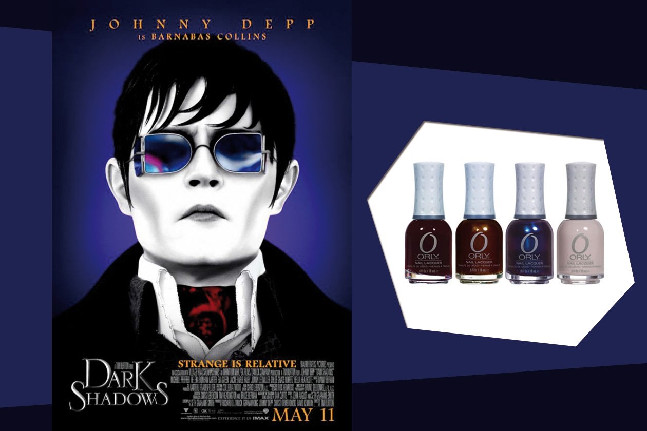 Chi ama il genere vampiri, non potrà fare a meno della nuova collezione limited edition di Orly dedicata all’ultimo film di Tim Burton, Dark Shadows