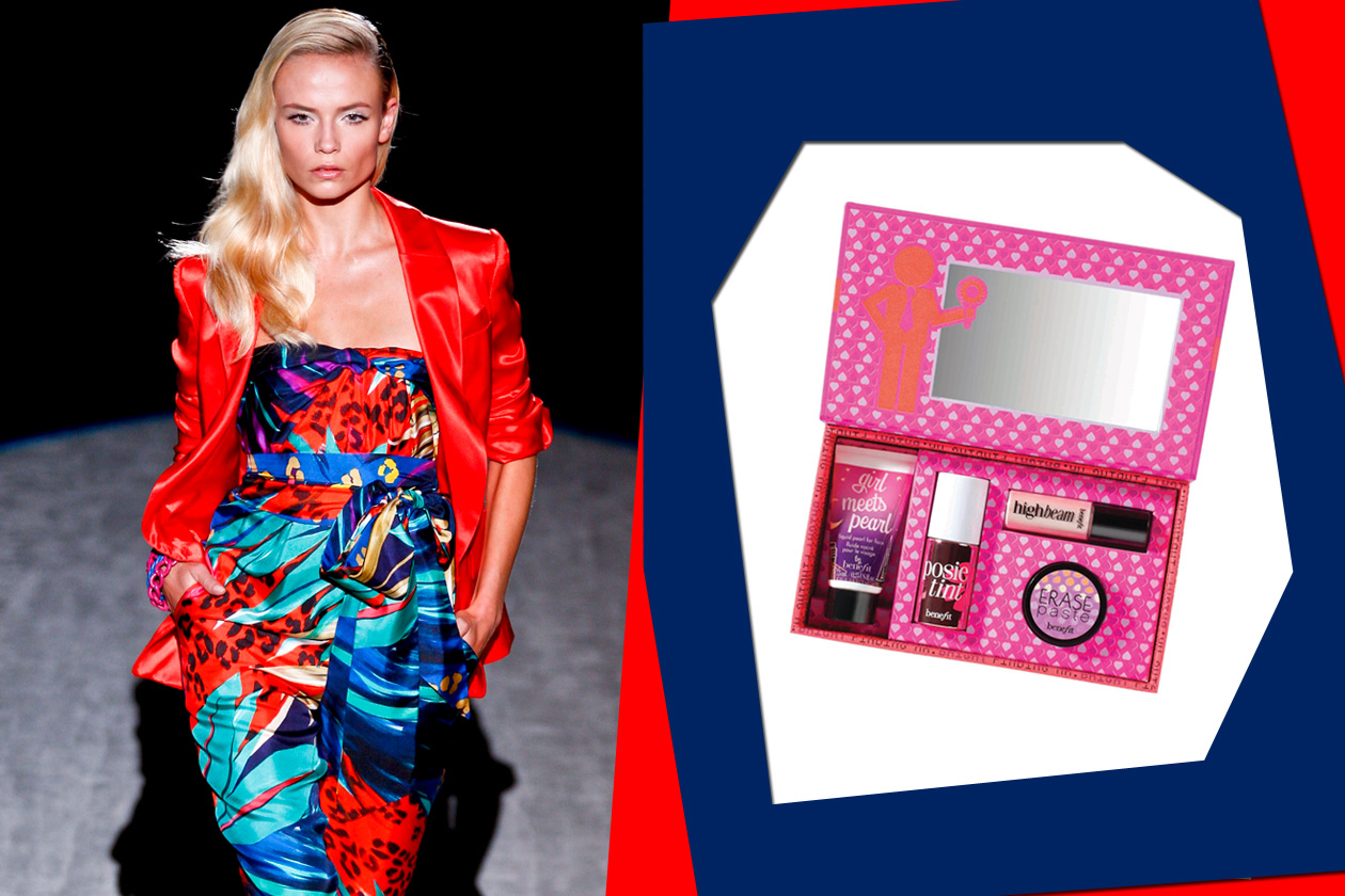 Decisi e brillanti i i colori scelti da Salvatore Ferragamo per la p/e 2012 come il kit Finding mr. Bright di Benefit