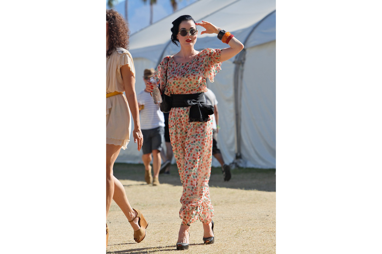 Dita Von Teese coachella