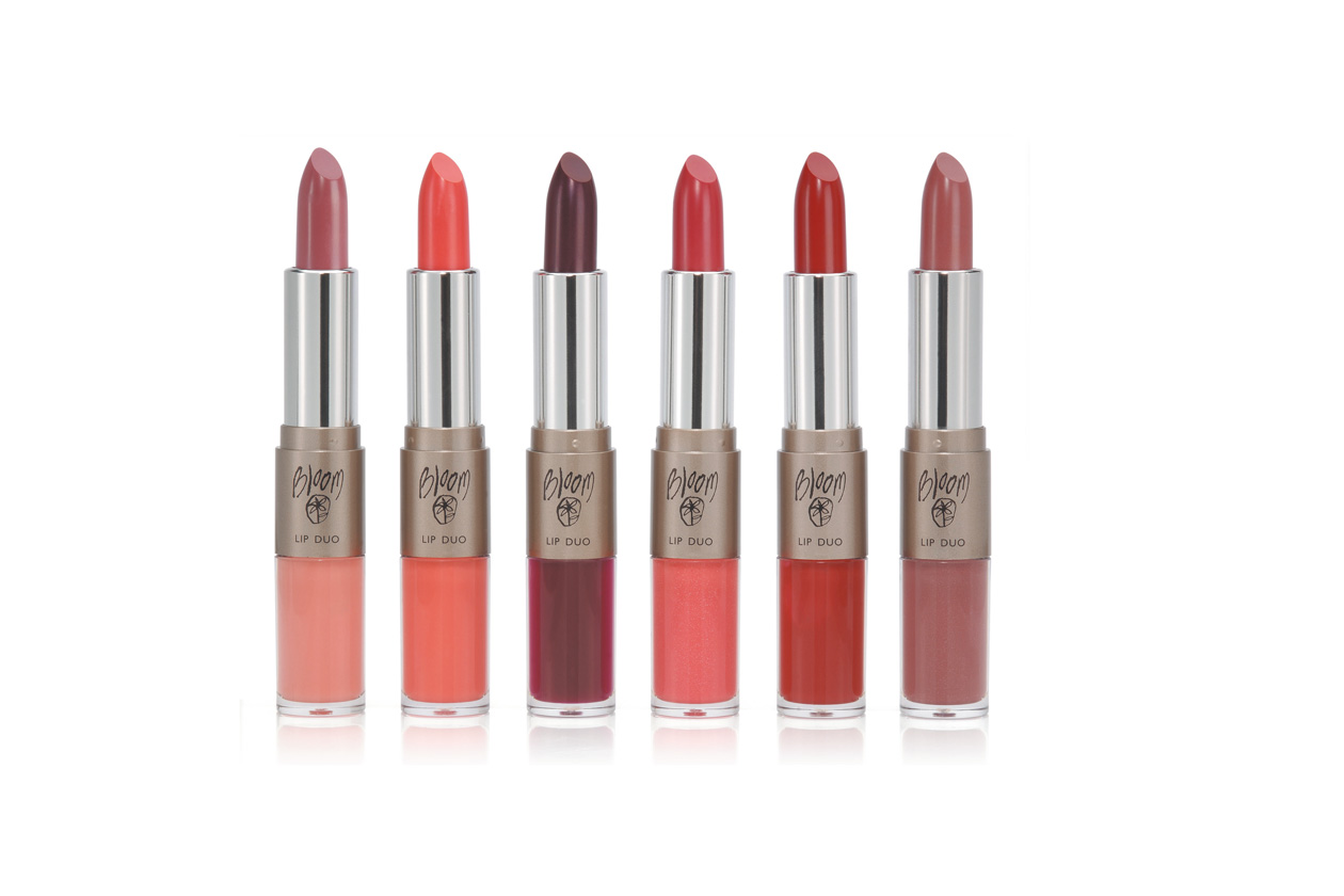 I Lip Duo di Bloom rappresentano la soluzione ideale per chi ama scegliere: lipstick da una parte, gloss dall’altra