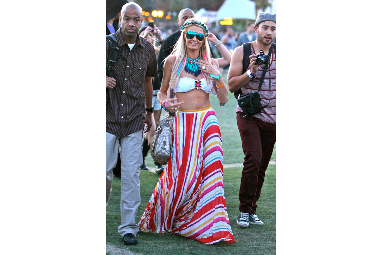 Paris Hilton coachella