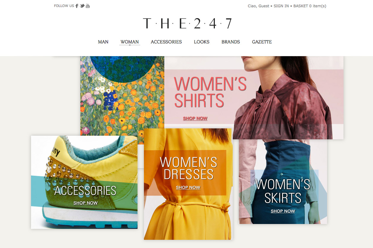 Shop the look online con The247.it
