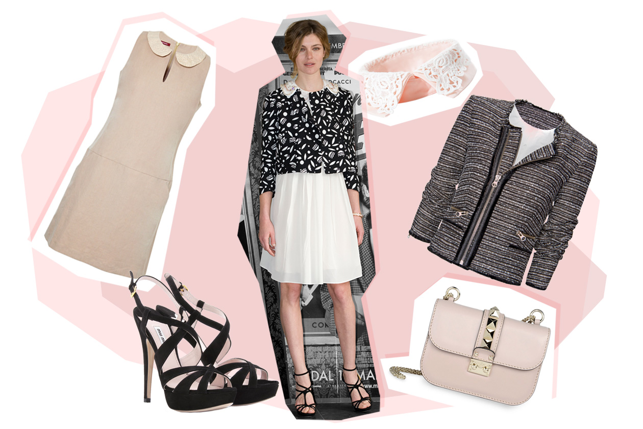 Bon ton look come Vittoria Puccini