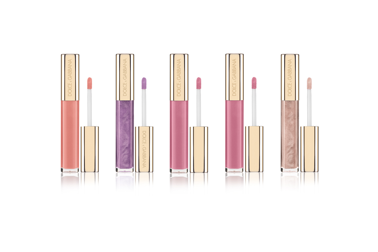 Cinque sono le tonalità di lipgloss della “The Bouquet Collection” di Dolce & Gabbana