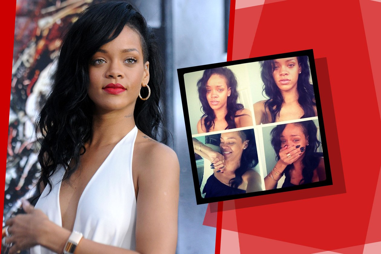 08 rihanna nomakeup