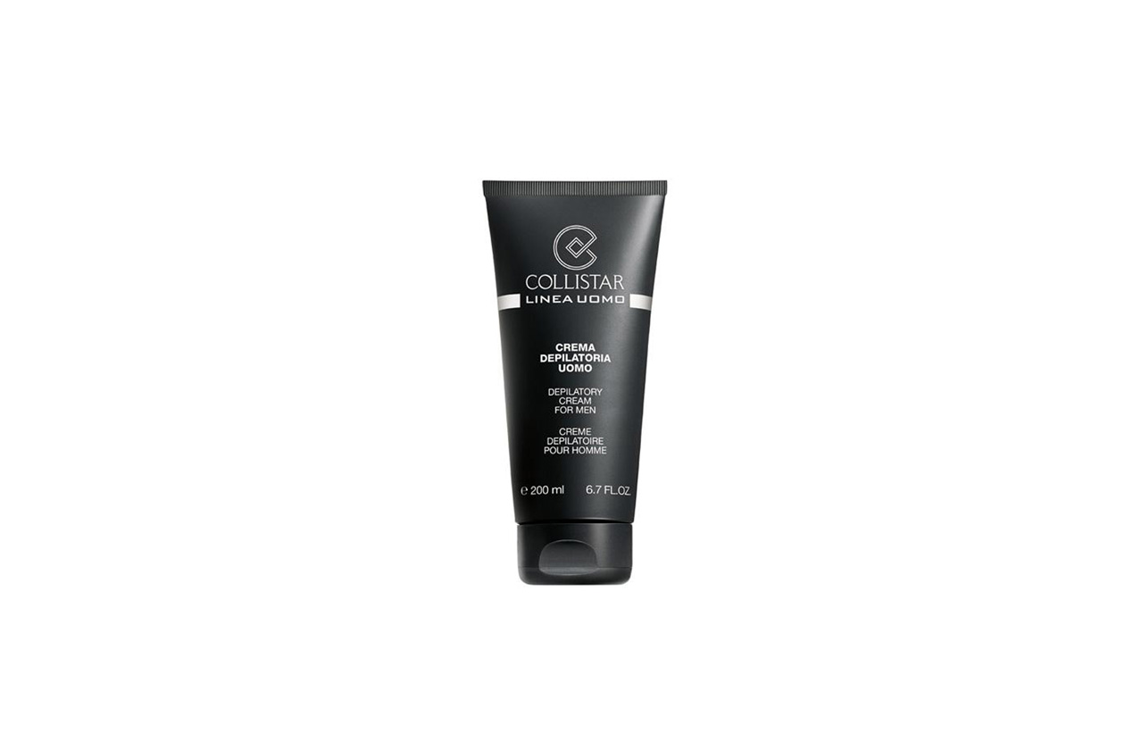 Contiene olio di jojoba, cera d’api ed estratto di malva la crema depilatoria uomo di Collistar, adatta anche alle pelli più delicate