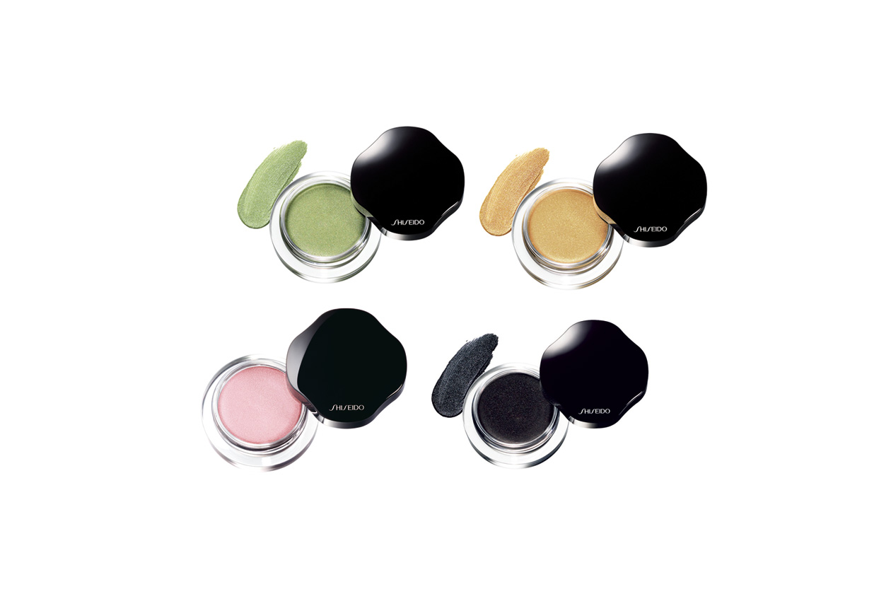 Gli ombretti in crema di Shiseido sono facilissimi da sfumare: al contatto con la pelle si trasformano in polvere e durano tutto il giorno