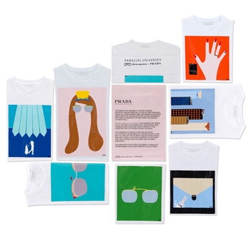 Prada: le nuove t-shirt in limited edition “Parallel Universes”