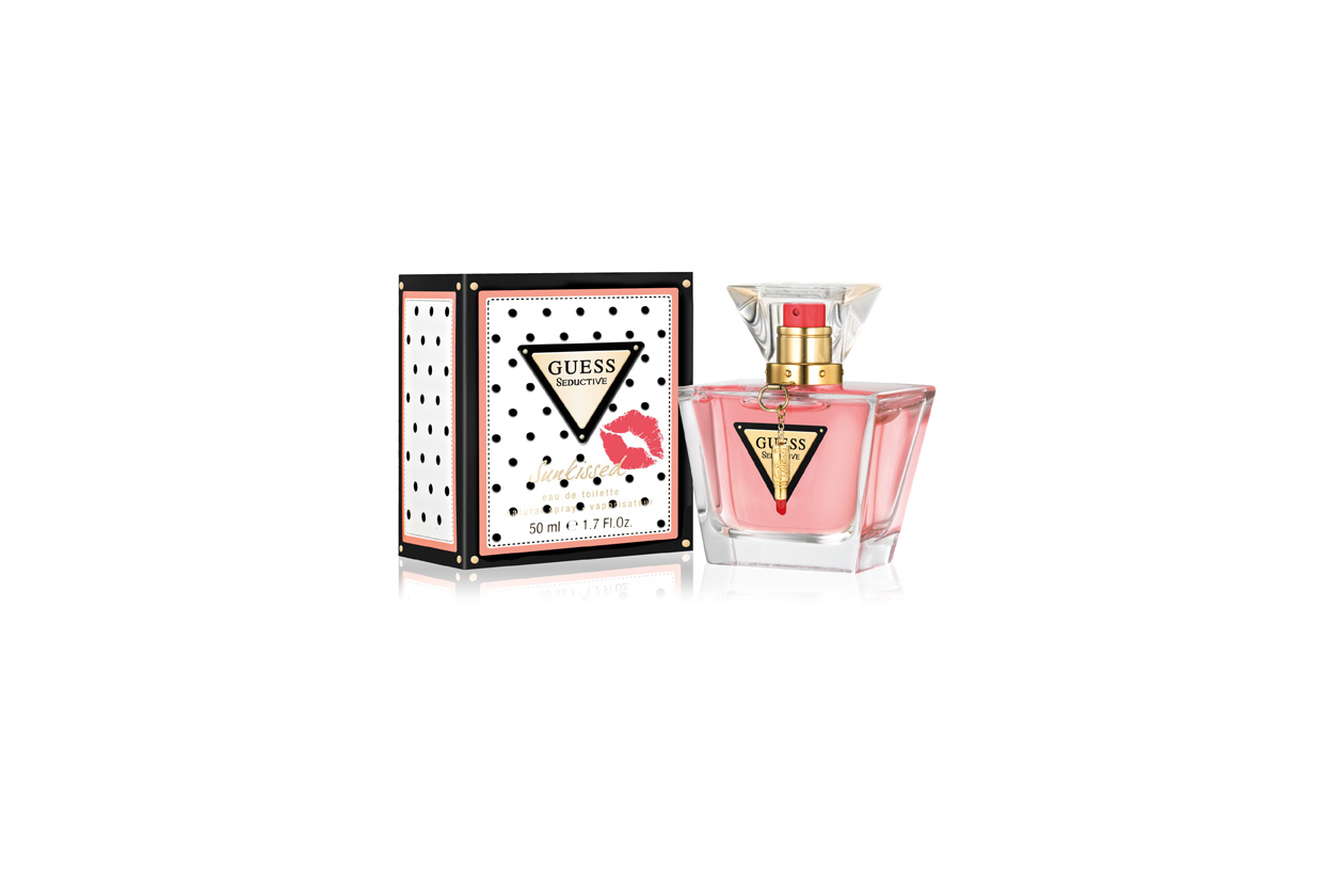 Rinfrescante ed estiva, la nuova fragranza GUESS Seductive Sunkissed conserva l’allure della classica eau de toilette GUESS Seductive