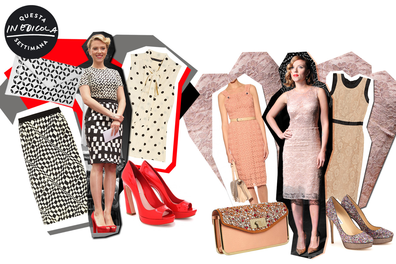 Copia il look di Scarlett Johnasson: optical o pizzo?