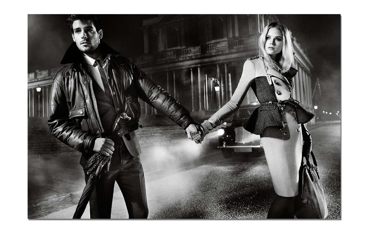 Burberry Autumn Winter 2012 Ad Campaign featuring Gabriella Wilde and Roo Panes